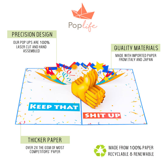 You Are Awesome Pop Up Card