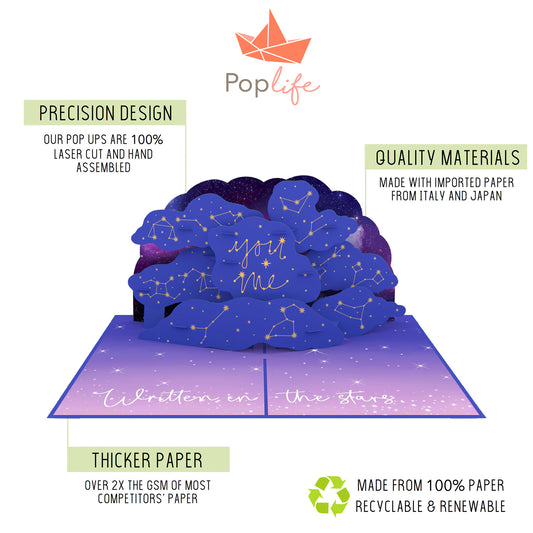 Written in the Stars Pop Up Card