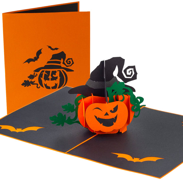 Spooky Halloween Pumpkin Pop Up Card