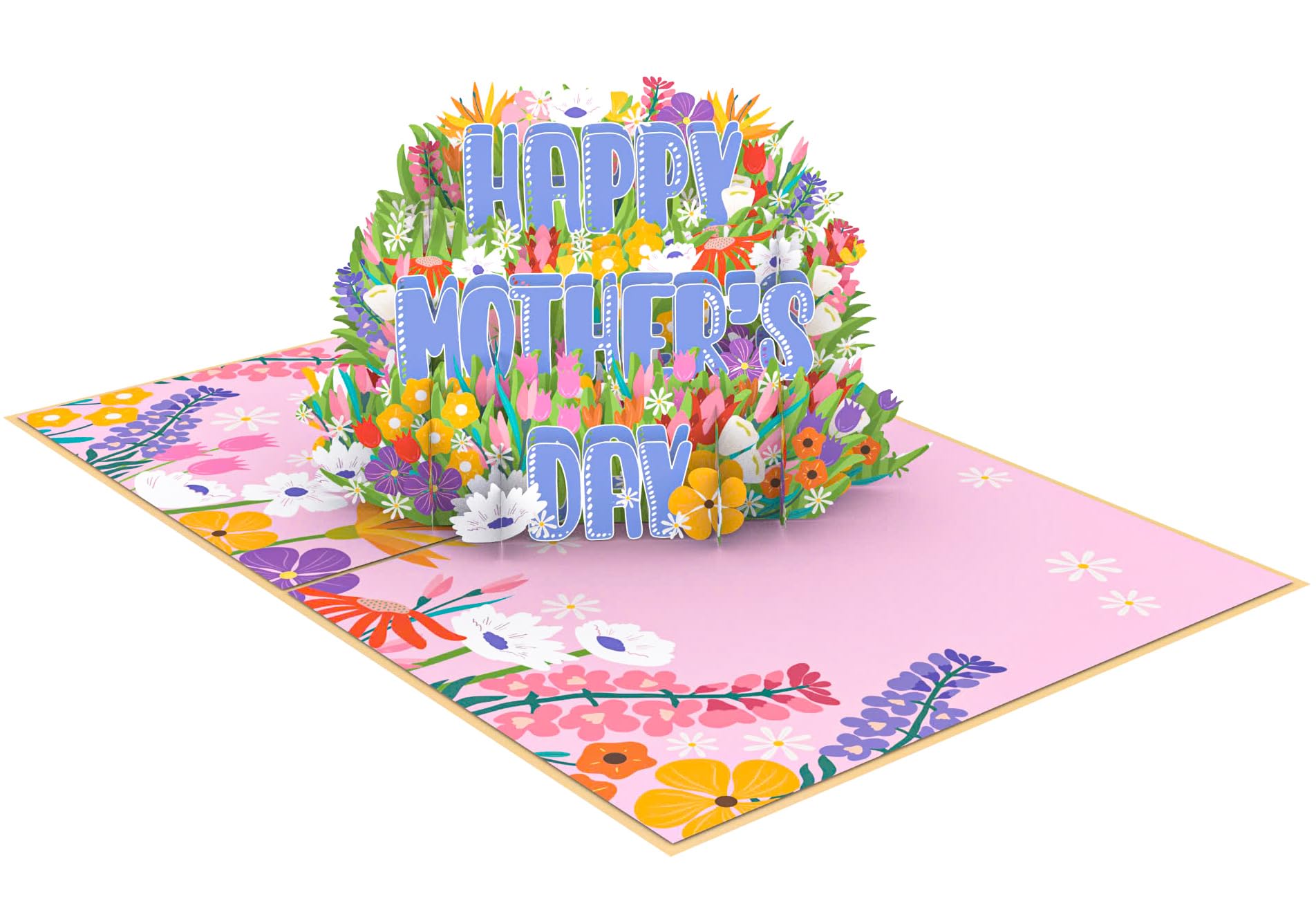 Floral Happy Mother's Day Pop Up Card