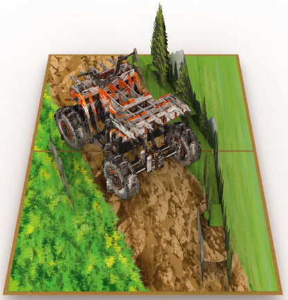 ATV Quad Bike Pop Up Card