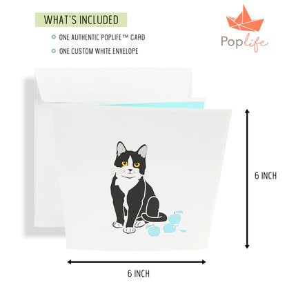 Playful Cat Pop Up Card