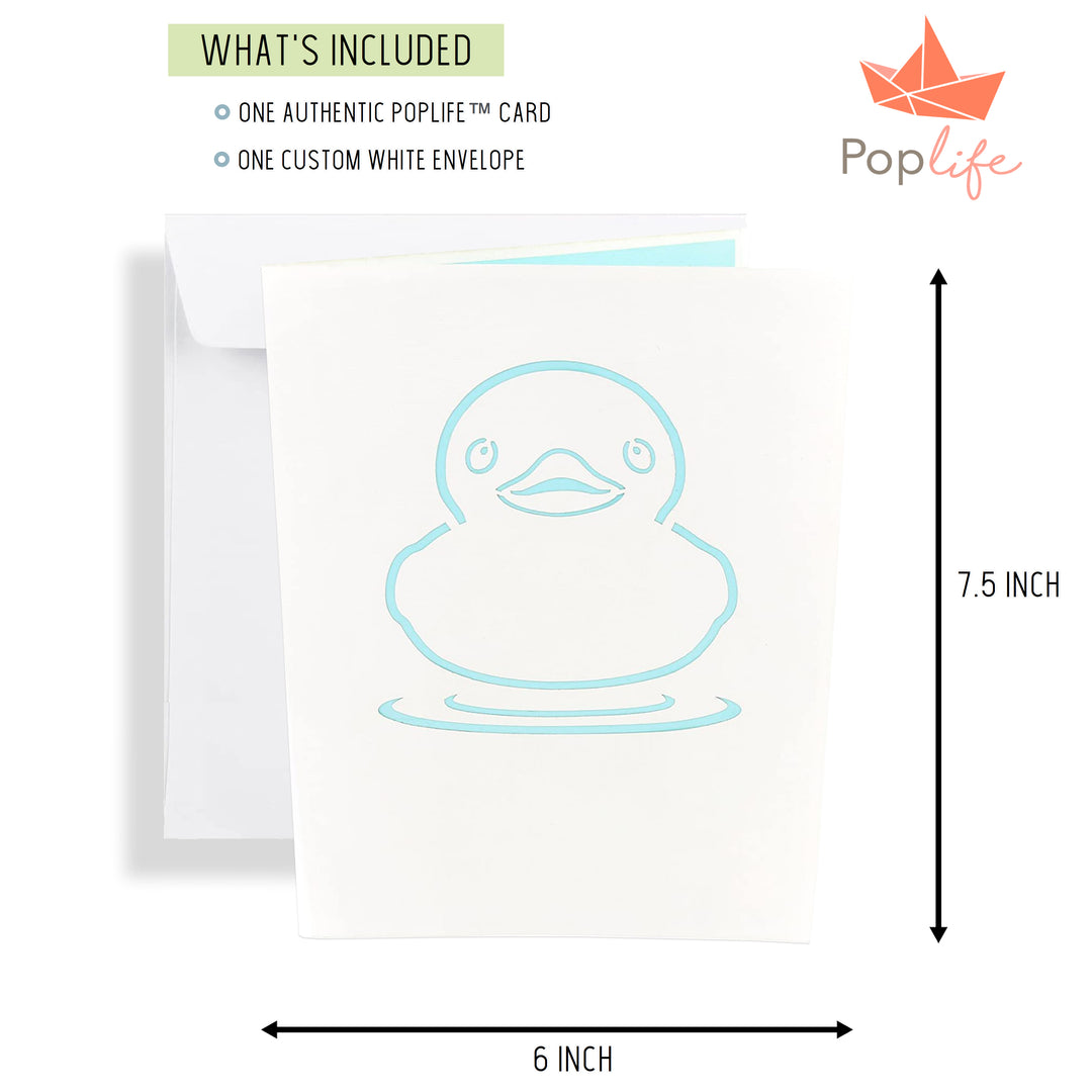 Yellow Rubber Ducky Pop Up Card – PopLife