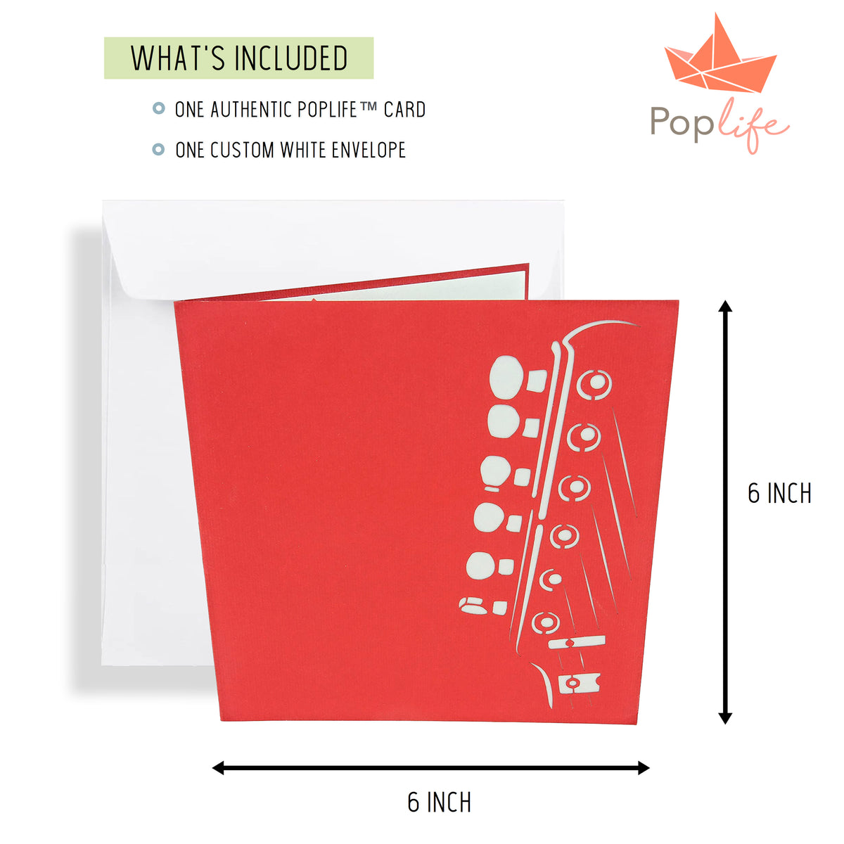 Guitar Pop Up Card