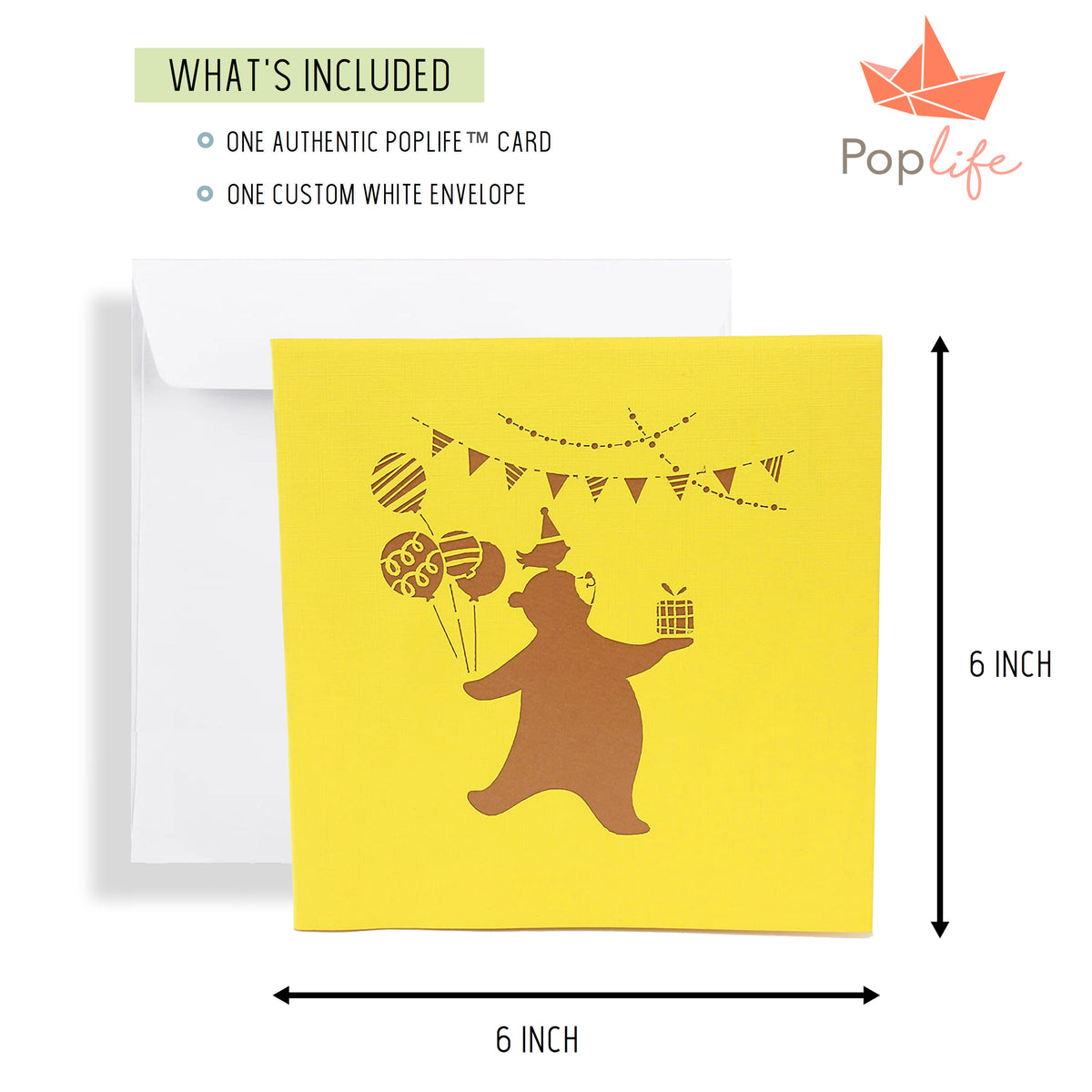 Dancing Bear Pop Up Card