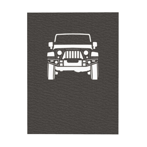Jeep Truck Pop Up Card