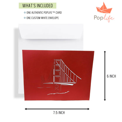 Golden Gate Bridge Pop Up Card