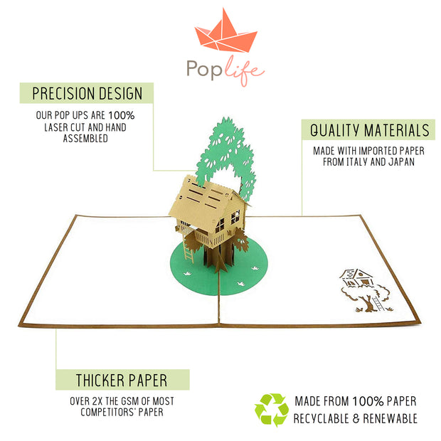 Tree House Pop Up Card