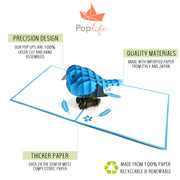Bluebird of Happiness Pop Up Card