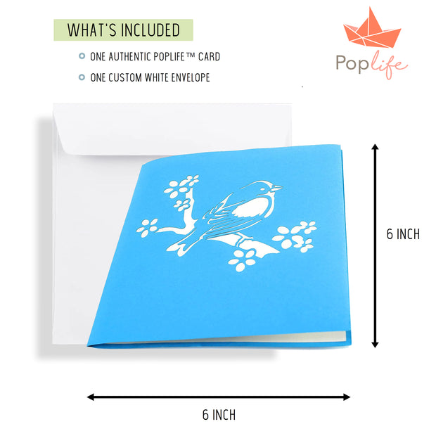 Bluebird of Happiness Pop Up Card
