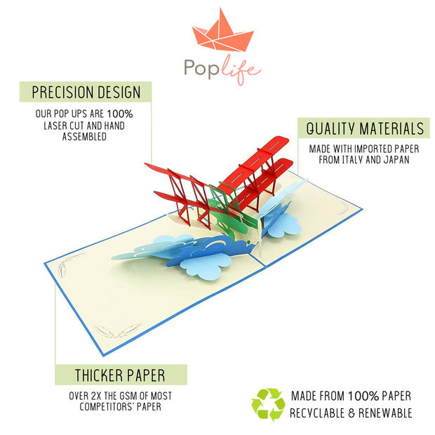 Bi-Plane Pop Up Card