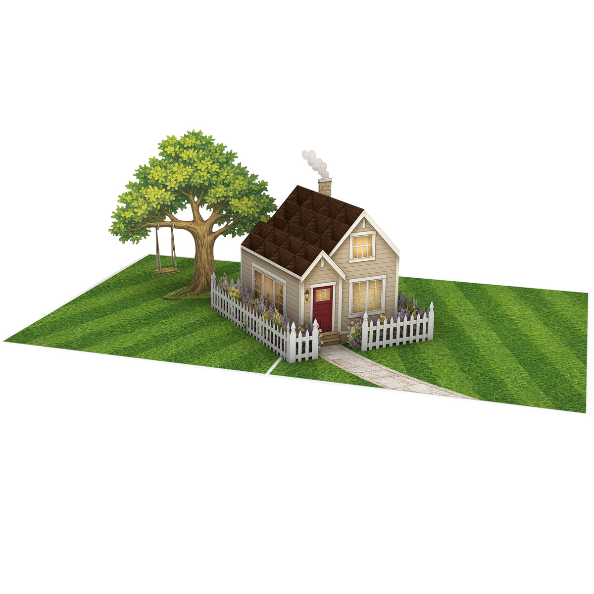 Family House Pop Up Card