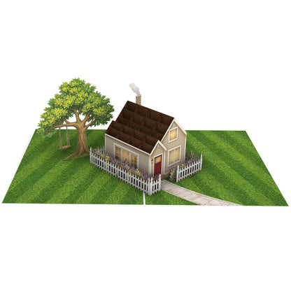 Family House Pop Up Card