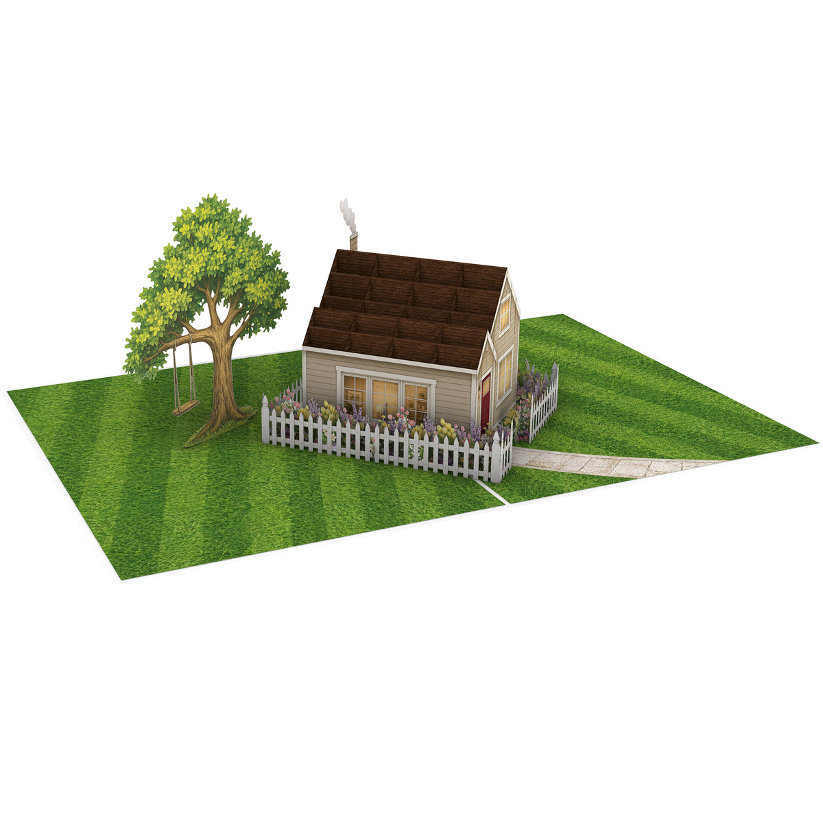 Family House Pop Up Card