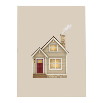 Family House Pop Up Card