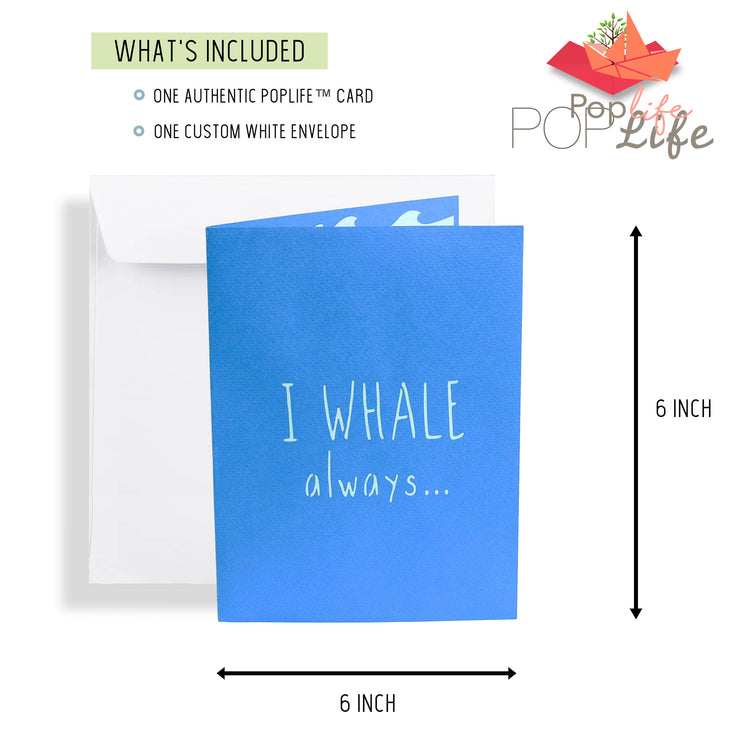 Humpback Whale and Baby Pop Up Card