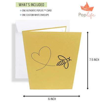 Beehive and Honeypot Pop Up Card