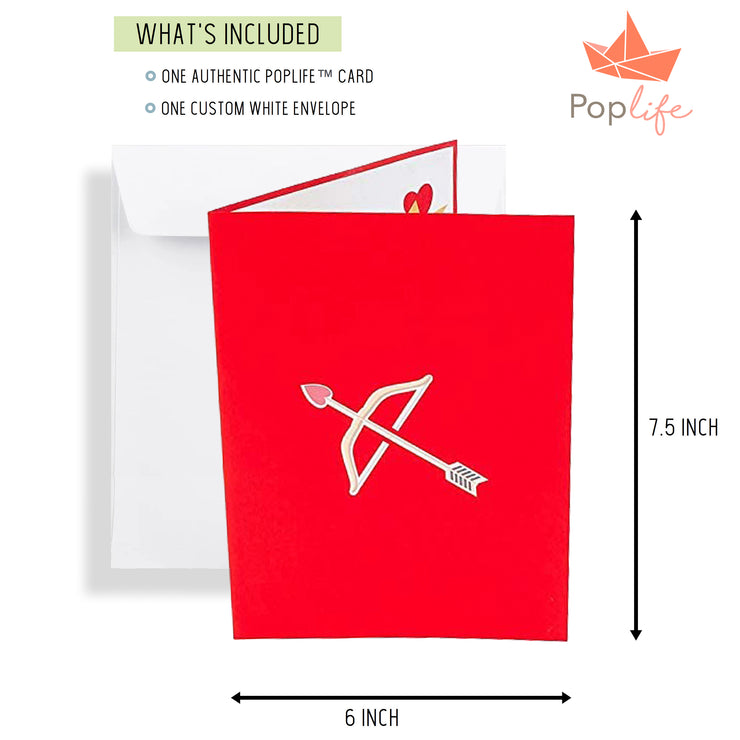 Cupid's Heart Pop Up Card