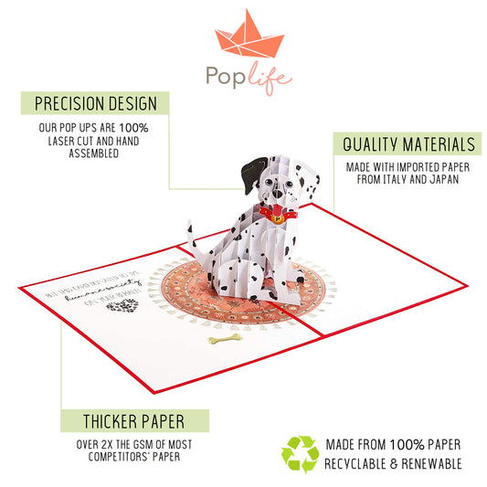Funny Puppy Pop Up Card - GivePop, $1 donated to the Humane Society