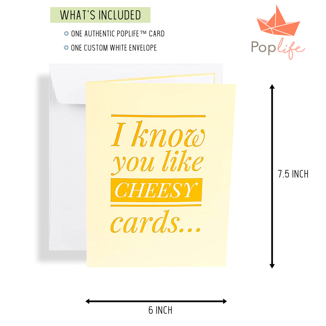 Cheesy Pop Up Card – PopLife