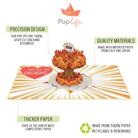 Love Explosion Pop Up Card