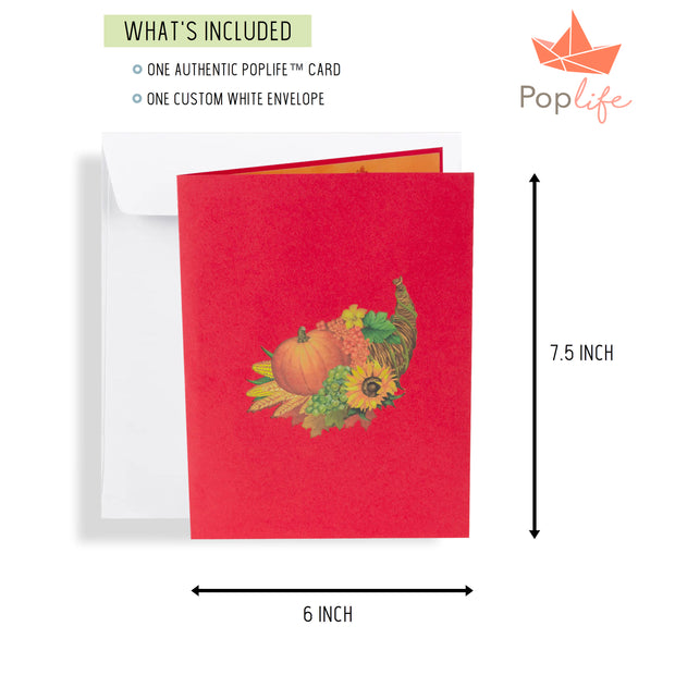 Autumn Cornucopia Pop Up Card