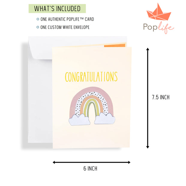 "Congratulations It's a Girl!" Pop Up Card