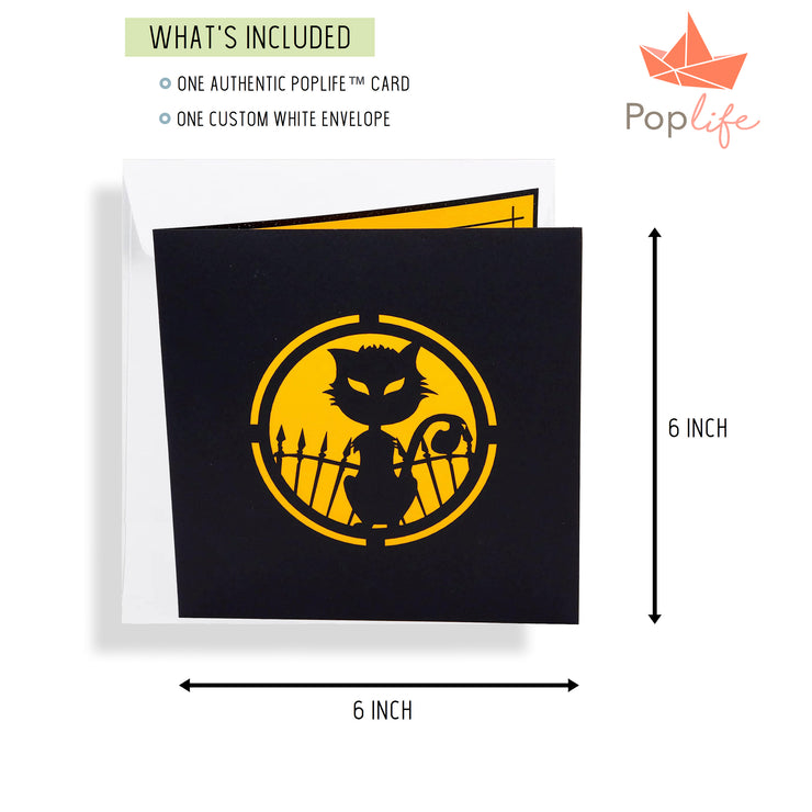 Evil Bat Halloween Pop Up Card