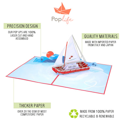 Sailboat Pop Up Card