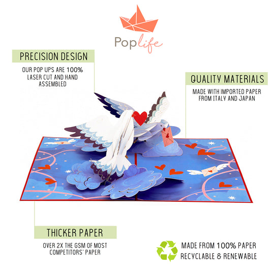 Sending Love Pop Up Card