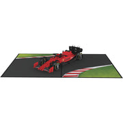 Formula One Car Pop Up Card