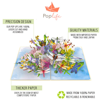 Dragonflies Pop Up Card