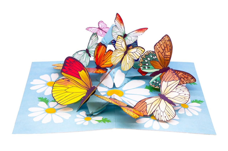 PopLife® Spring Butterflies 3D pop-up kaart - Moederdag, verjaardag PopLife® Spring Butterflies 3D pop-up kaart - Moederdag, verjaardag