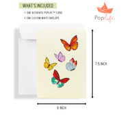 Spring Butterflies Pop Up Card