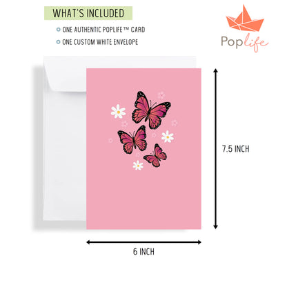Flower Garden Pop Up Card