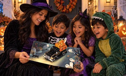 Pumpkin Truck Pop Up Card