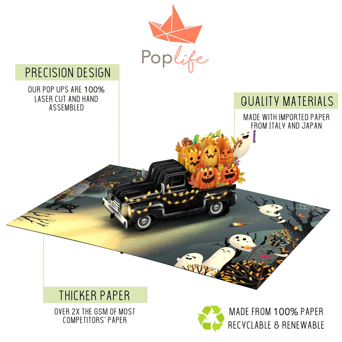 Pumpkin Truck Pop Up Card