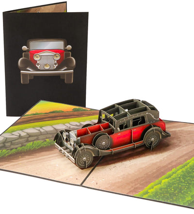 Classic Automobile Pop Up Card