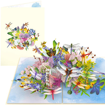 Dragonflies Pop Up Card