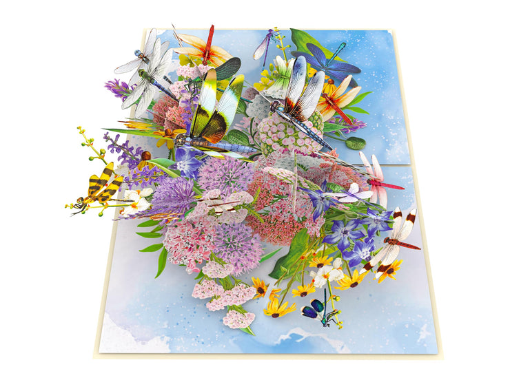 Dragonflies Pop Up Card