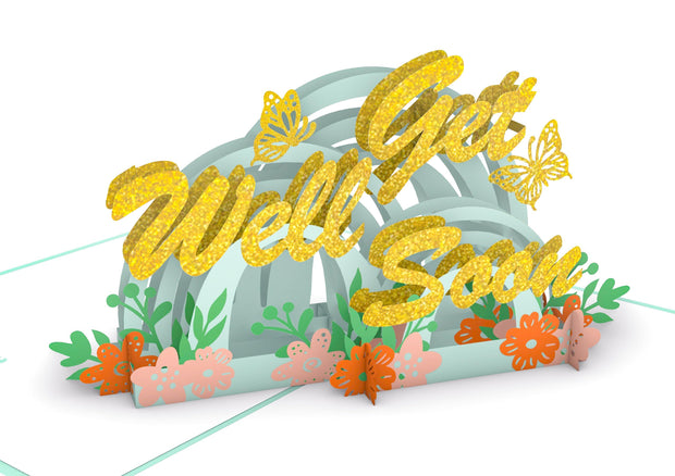 Get Well Soon Pop Up Card