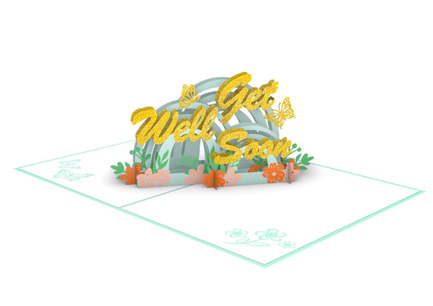 Get Well Soon Pop Up Card
