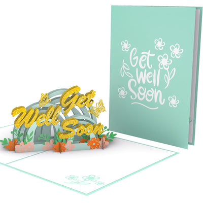 Get Well Soon Pop Up Card
