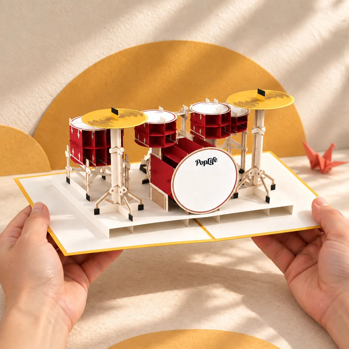 Drum Kit Pop Up Card
