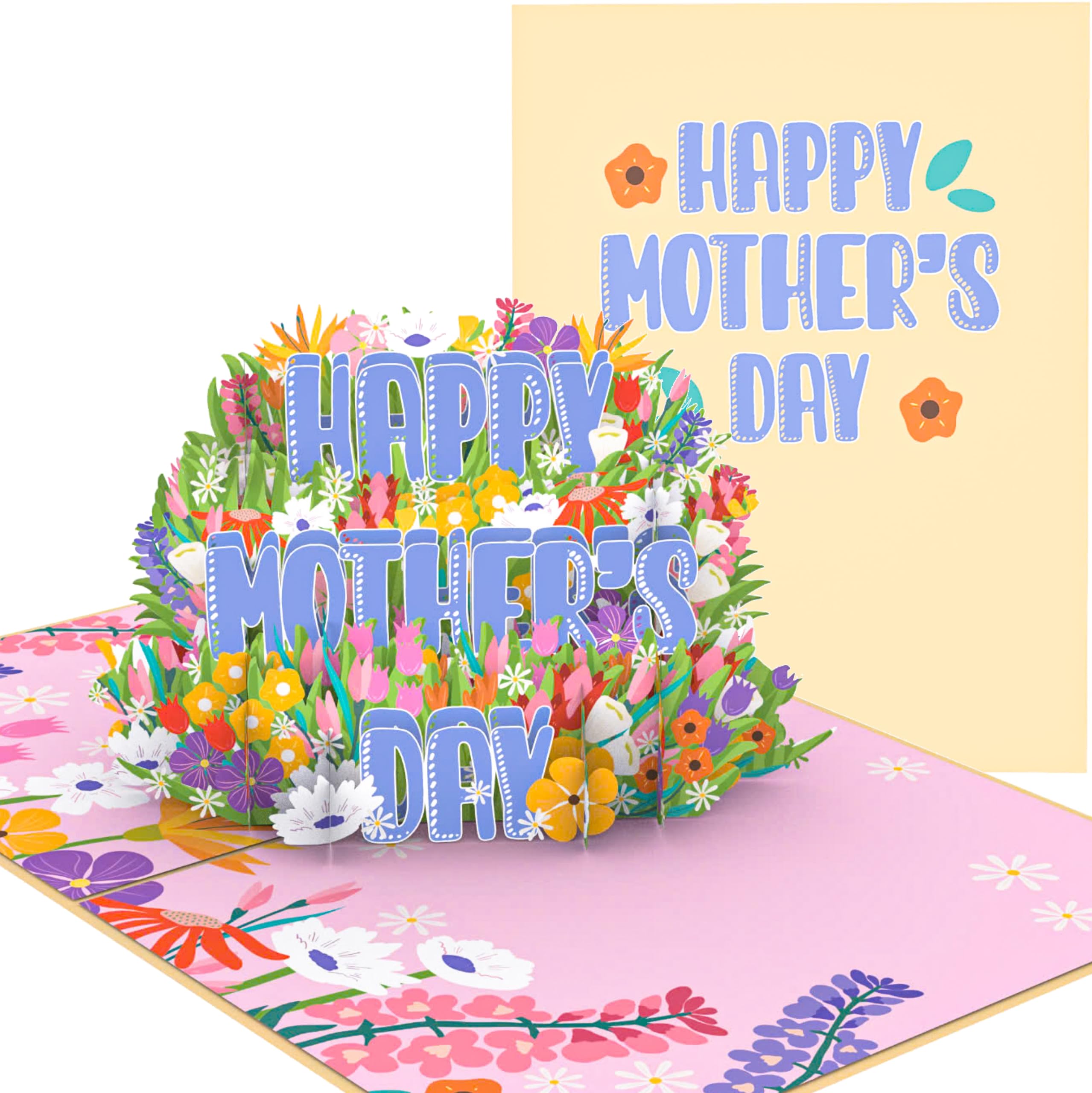 Floral Happy Mother's Day Pop Up Card