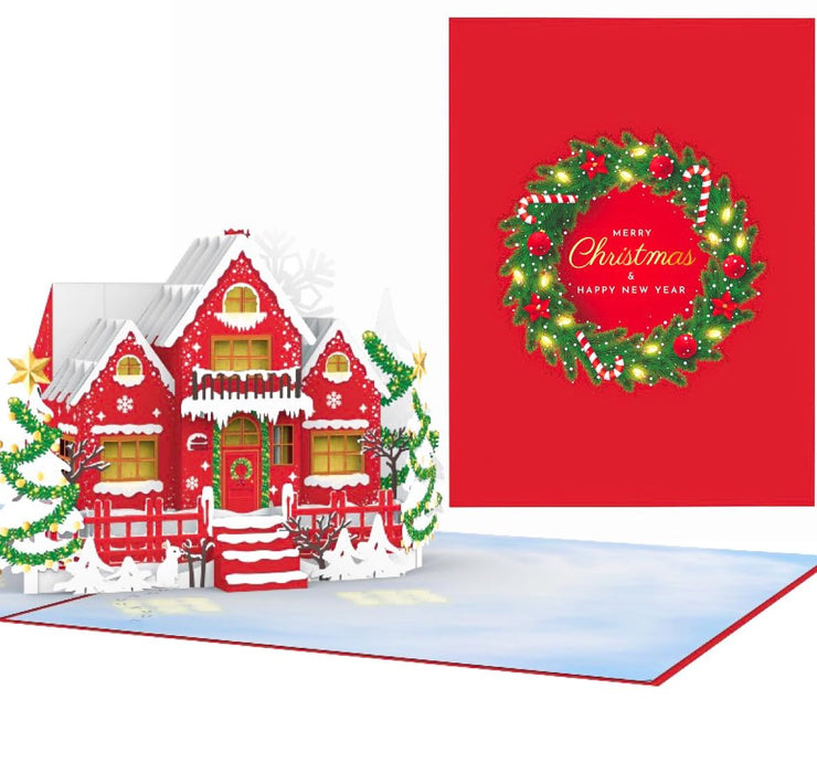 Home for Christmas Pop Up Card