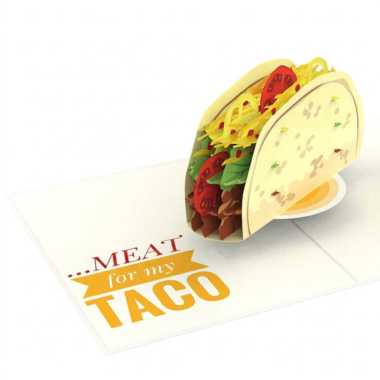 Naughty Taco Pop Up Card