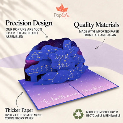 Written in the Stars Pop Up Card
