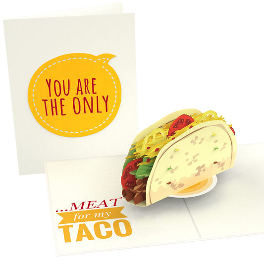 Naughty Taco Pop Up Card