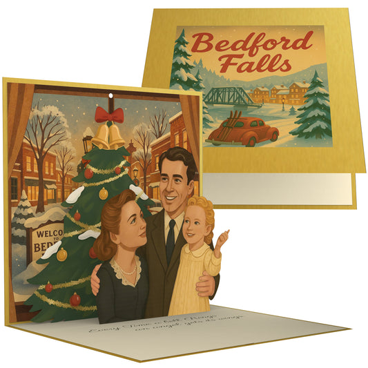 It’s a Wonderful Life Christmas Pop Up Card